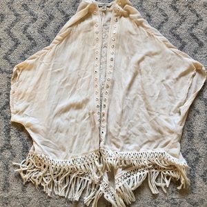 Boho cardigan with intricate details